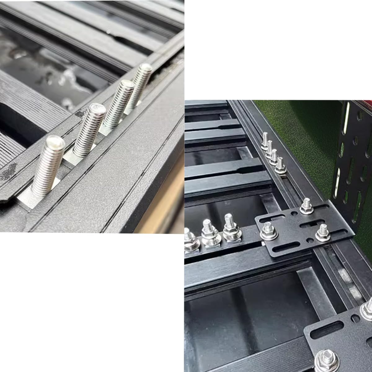 10-Pack T Track Tie Down Kit - Stainless Steel Bolts for Thule/Yakima Racks - Bike/Kayak/Solar Panel Mounting