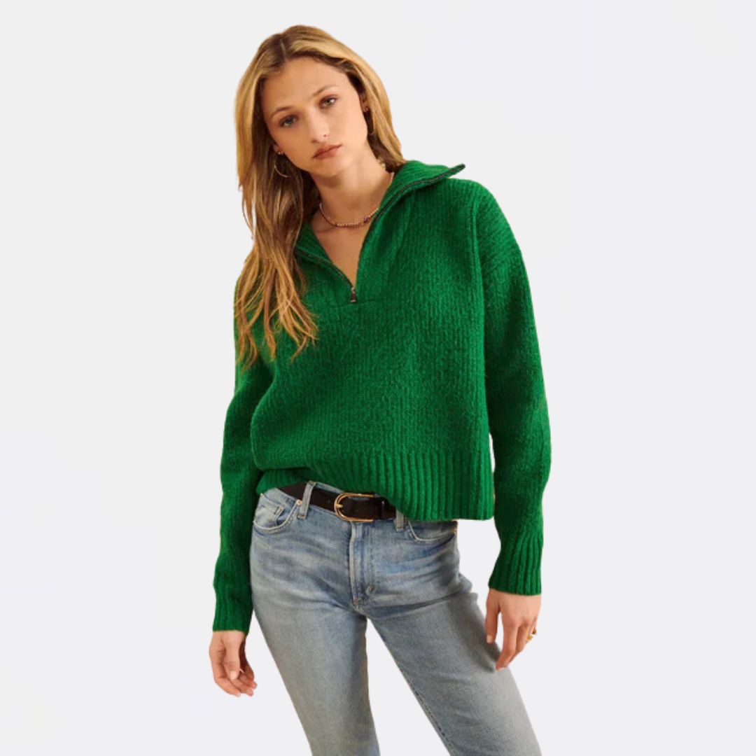 Atlas Sweater (Clover) - Cozy Knit Pullover for Men & Women | Soft Winter Warm Sweater | Perfect for Casual Outfits, Office Wear & Outdoor Activities