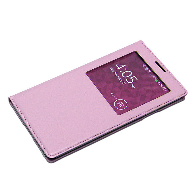 Premium Genuine Leather Flip S View Case for Samsung Galaxy Note 3 III N9000 - Slim Protective Smart Cover with Card Slot | Perfect for Business, Travel & Everyday Use