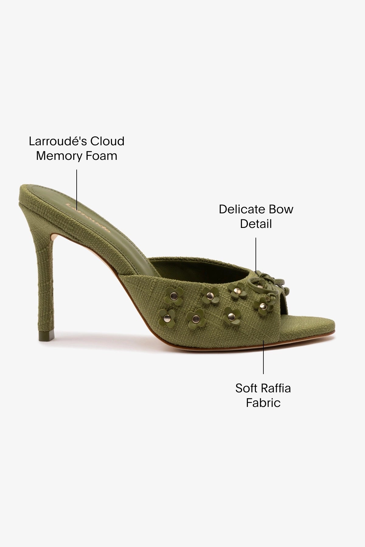 Jasmine Hi Mule Sandals in Seaweed Raffia - Comfortable Summer Wedge Shoes for Women, Perfect for Beach Vacations and Casual Outings