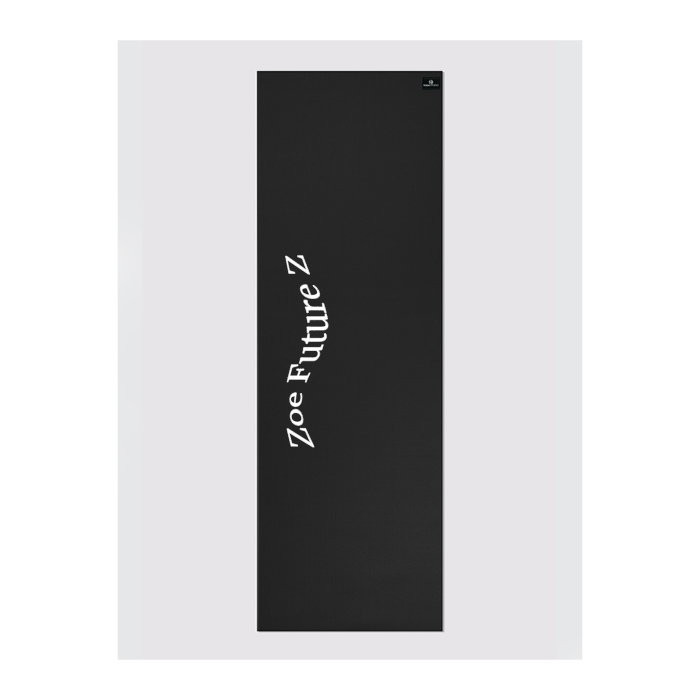 Custom Personalized Yoga Mat 6mm Thick - Non-Slip Eco-Friendly Exercise Mat with Your Own Design - Perfect for Home Workouts, Yoga Studios & Fitness Classes (Black)