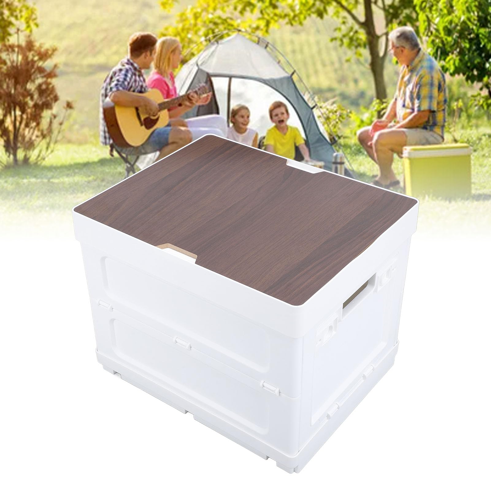 16.7L Large Capacity Foldable Storage Bin with Lid - Multi-Functional Organizer for Closet, Wardrobe & Home Organization | Perfect for Bedroom, Bathroom, Kids Room & Office Storage Solutions