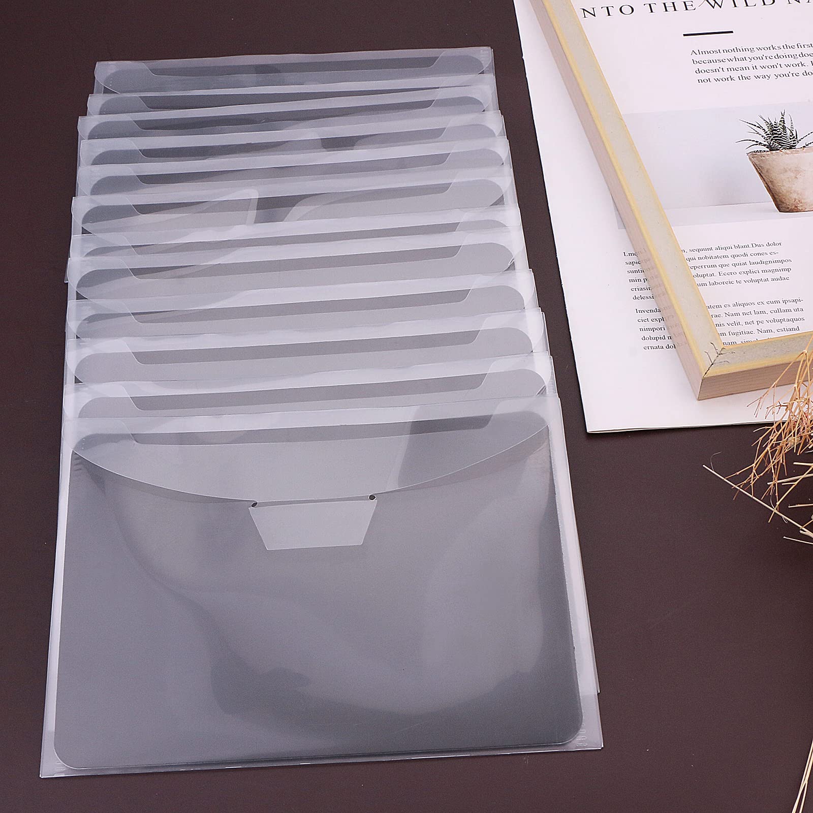 UNIMEIX 24 Pcs Magnetic Sheets for Dies Storage - 12 Sheets & 12 Bags, 0.8mm Thick - Perfect for Card Making, Scrapbooking & Craft Organization - Die Cut Storage Solution for Stampers & Crafters