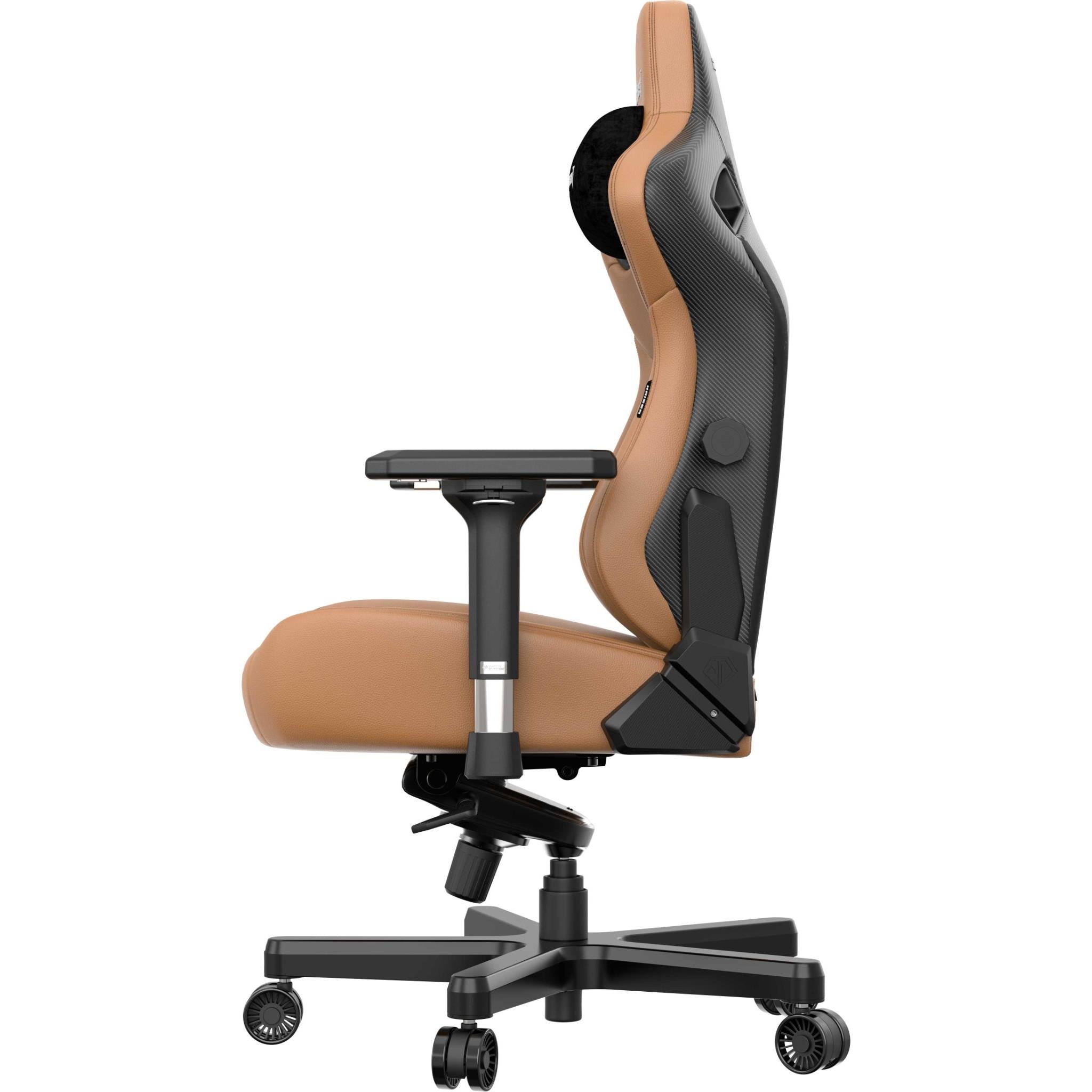 Anda Seat Kaiser 3 Series XL Premium Ergonomic Gaming Chair - Brown Leather Racing Style Computer Chair for Office, Esports & Home Gaming Setup