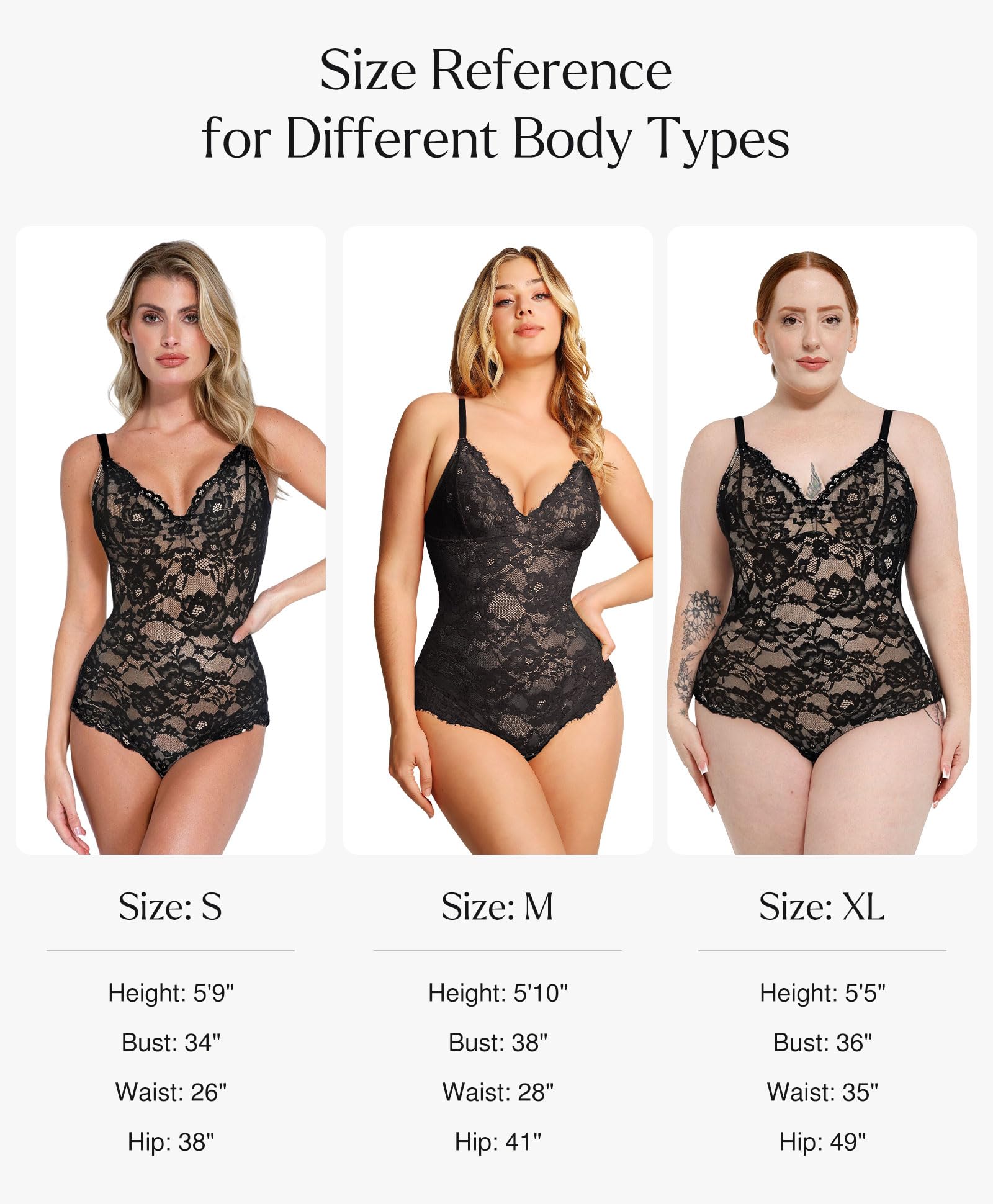 **Popilush Shapewear Bodysuit - V Neck Tummy Control Backless Lace Tank Top for Women | Sleeveless Thong Bodysuit for Slimming & Smoothing | Perfect for Dresses, Parties & Everyday Wear**