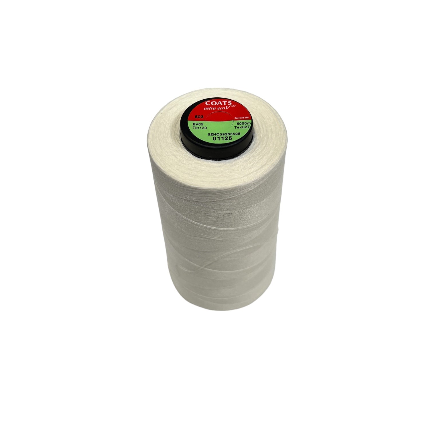 Eco-Friendly Astra EcoVerde 120 Recycled Polyester Thread - 5000m Cones for Sewing, Quilting & Crafting | Sustainable Sewing Supplies for Eco-Conscious Makers