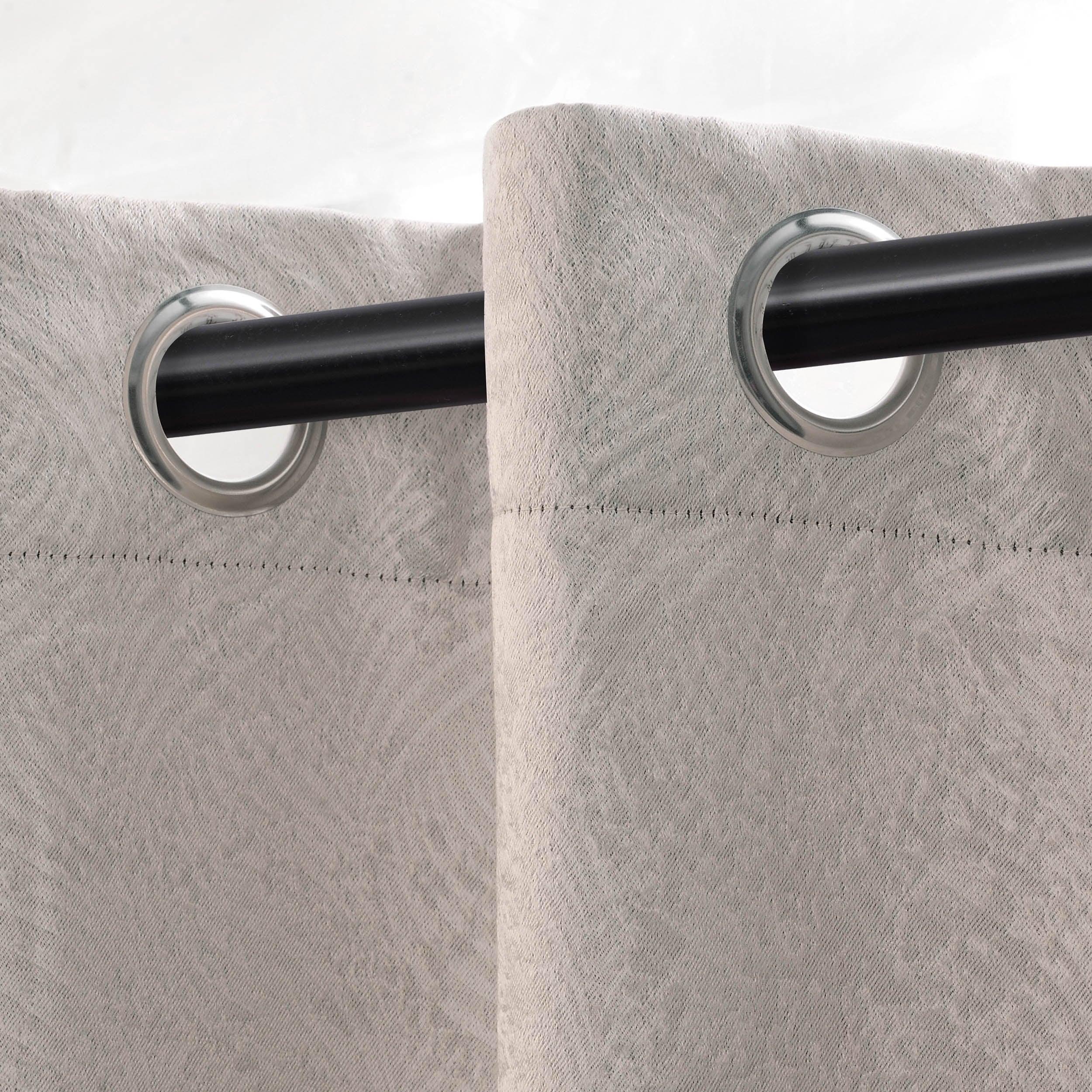 Waverly Thermal Blackout Grommet Curtains - 2-Panel Set (42 Inch) for Bedroom & Living Room Blackout Window Treatments