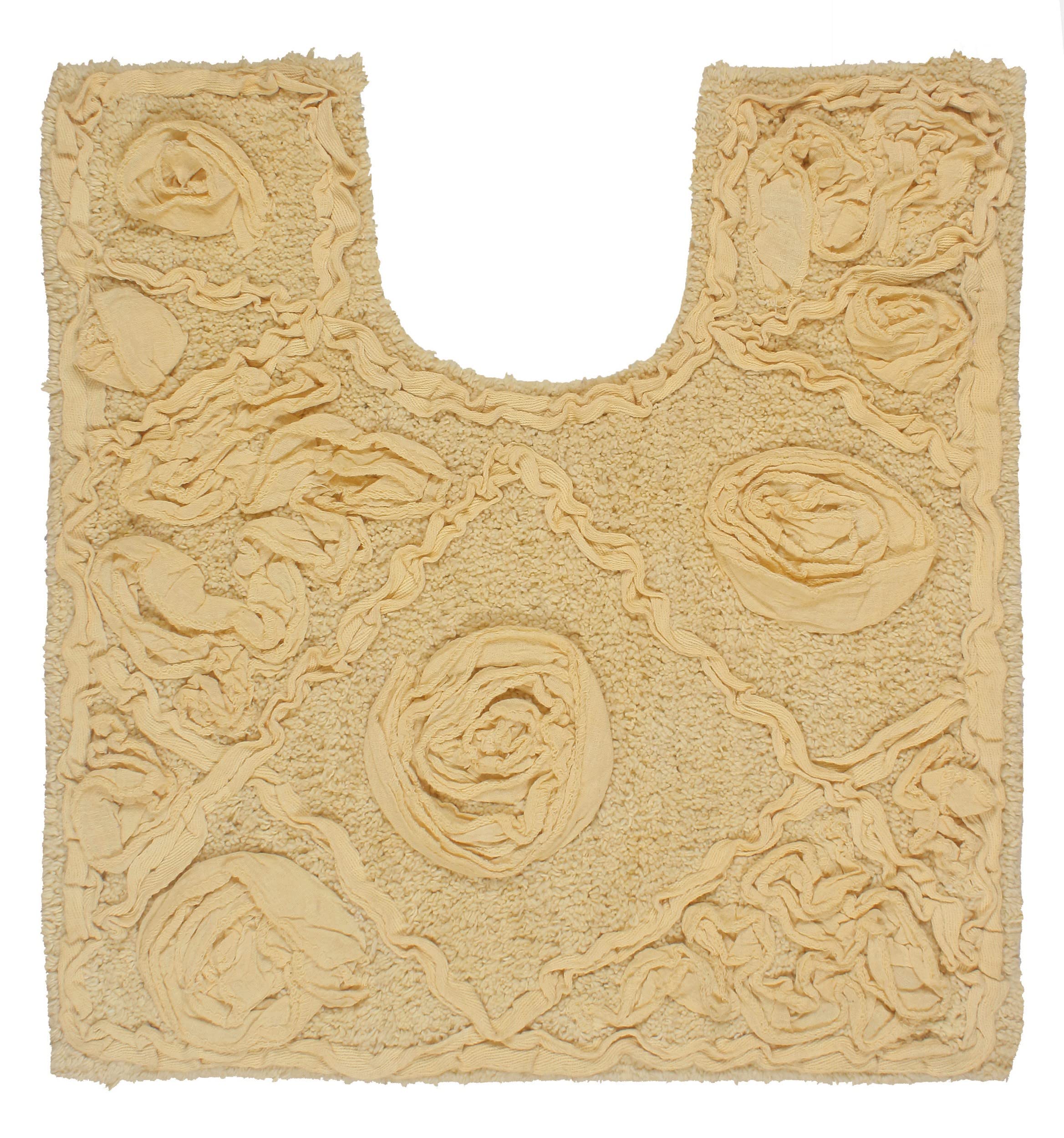 Home Weavers Modesto 100% Cotton Bath Rug Set - Ultra Soft & Absorbent Washable Bath Mat, Non-Slip Kitchen & Bathroom Floor Mat, 20