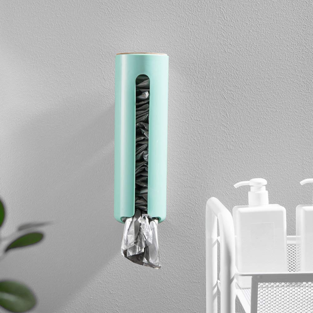 Cabilock Wooden Trash Bag Holder & Organizer - Waste Bag Dispenser with Liners for Kitchen, Bathroom, Office - Durable Garbage Bag Container for Household Use