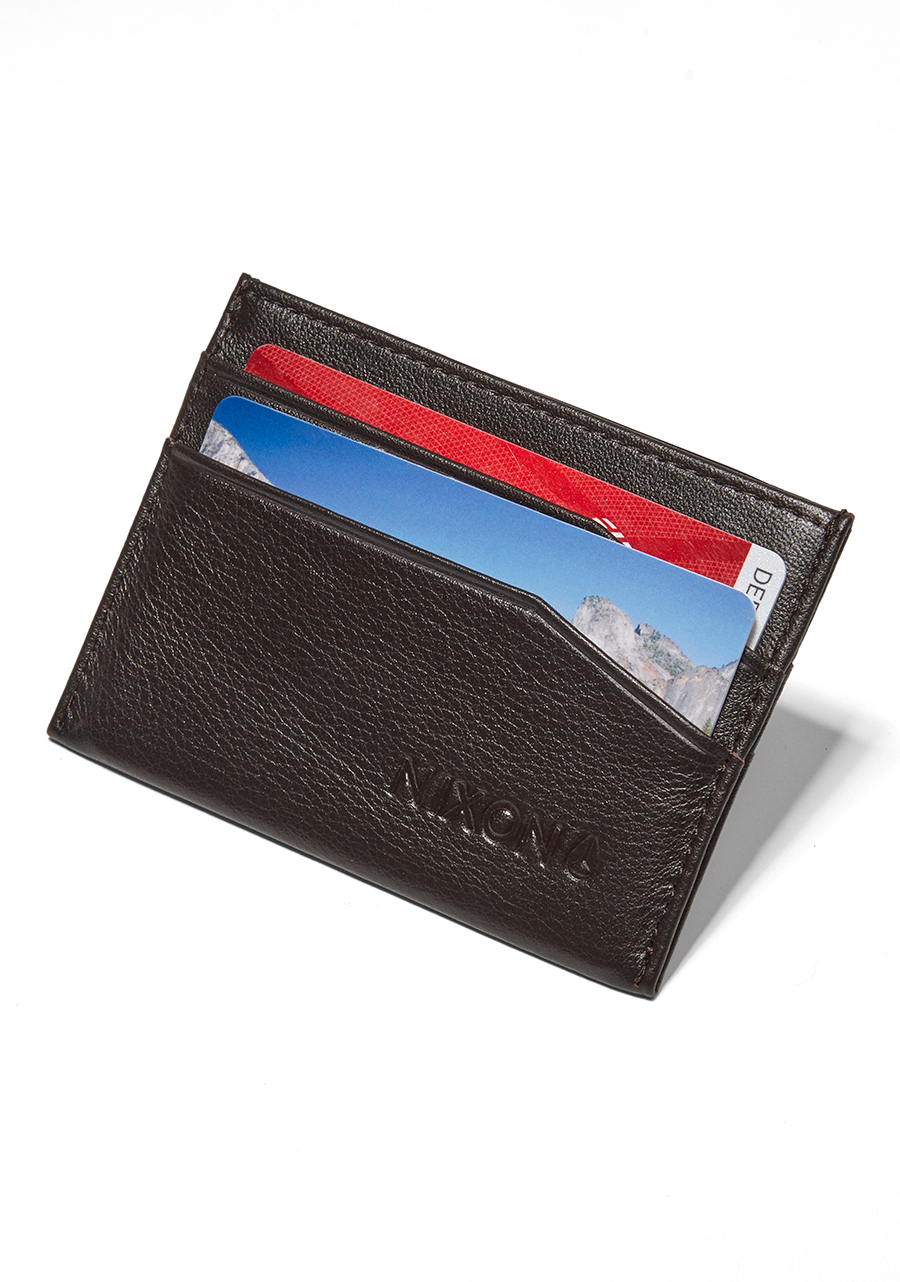 Premium Flaco Genuine Leather Card Wallet - Slim RFID Blocking Brown Wallet for Men & Women | Perfect for Travel, Business & Everyday Use