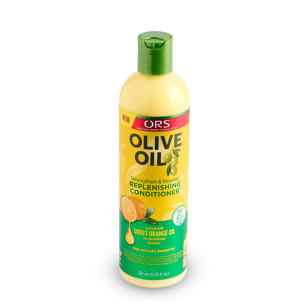 ORS Olive Oil & Aloe Vera Deep Cleansing Shampoo and Conditioner Set - Strengthening, Nourishing & Moisturizing Hair Care for Dry, Damaged Hair - Perfect for Daily Use & Salon-Quality Results at Home