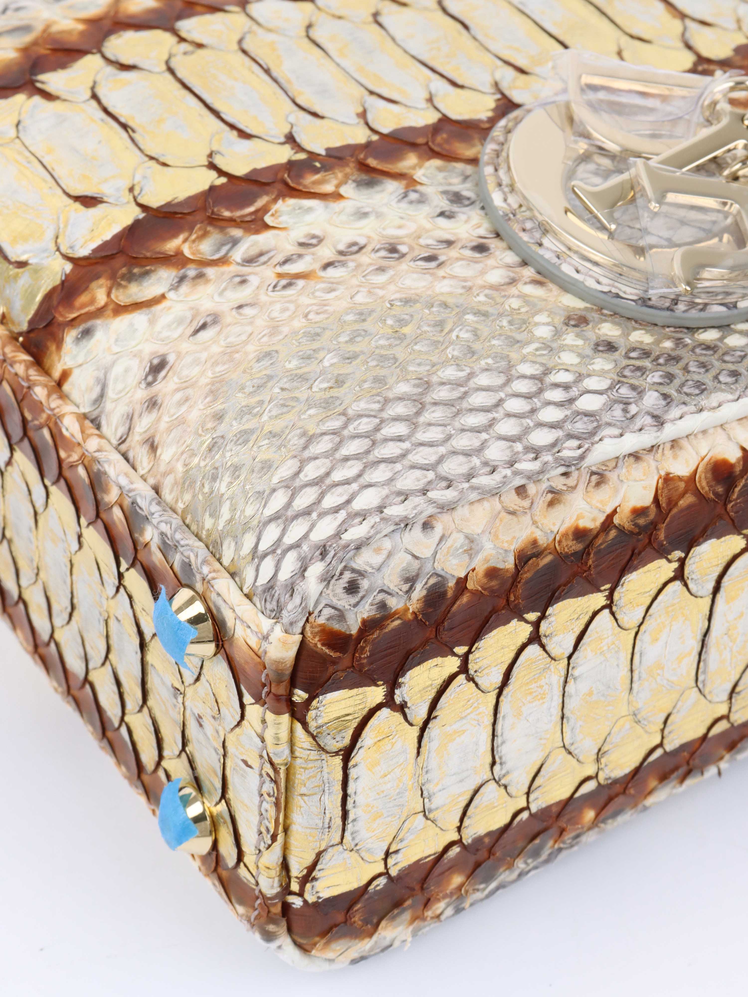 Dior Mini Python Lady Dior Handbag - Luxury Designer Crossbody Bag for Women | Perfect for Parties, Weddings & Special Occasions