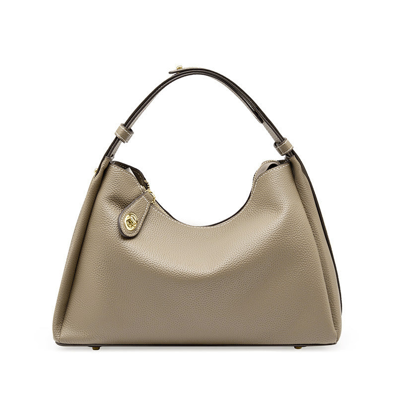 Genuine Leather Crossbody Shoulder Bag for Women - Stylish Tote & Underarm Purse for Work, Travel & Everyday Use