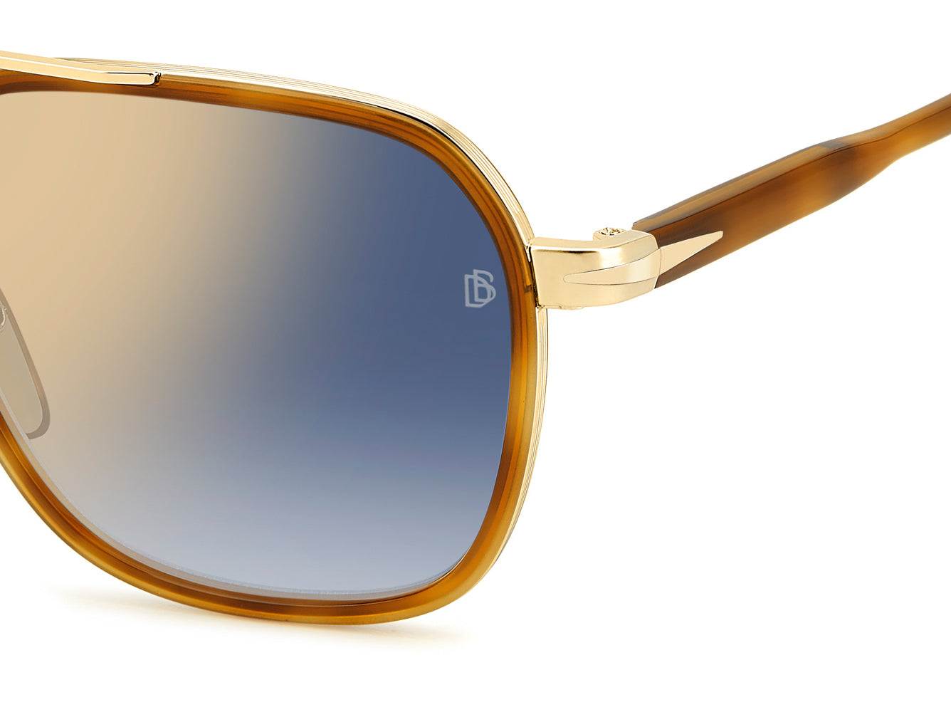 David Beckham DB1161/S Sunglasses - Polarized Aviator Style for Men - Perfect for Driving, Outdoor Sports & Fashion Accessories