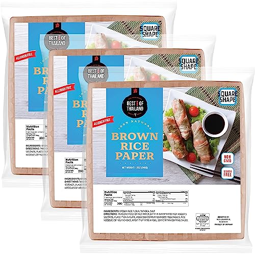 Brown Rice Paper- Square