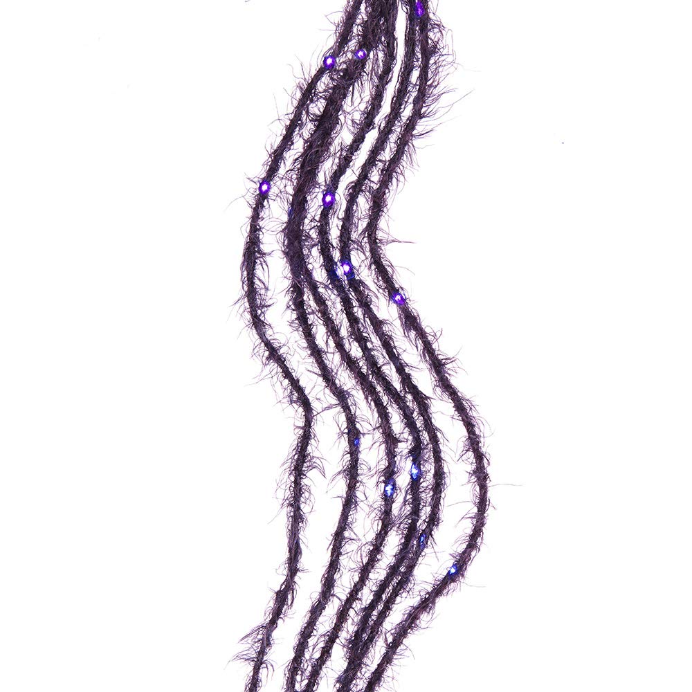 Kurt S. Adler HW1767BLPUR 100-LED Purple Fairy String Lights - 33ft Waterproof Outdoor/Indoor Decor for Christmas, Party, Wedding & Garden Lighting