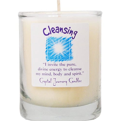 Cleansing Intention Candles - Spiritual Aromatherapy for Meditation, Yoga & Home Relaxation | Positive Energy Scented Soy Wax Candles for Stress Relief