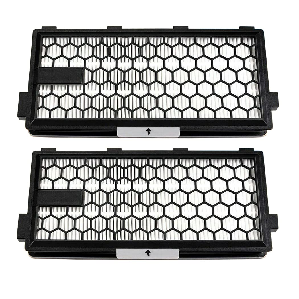 2 Pack Miele S300-S800 Series Vacuum Cleaner Replacement Filters SF-HA 50 - Active Air-Clean HEPA Filter for Dust & Allergen Removal - Perfect for Pet Hair, Home Cleaning & Allergy Relief