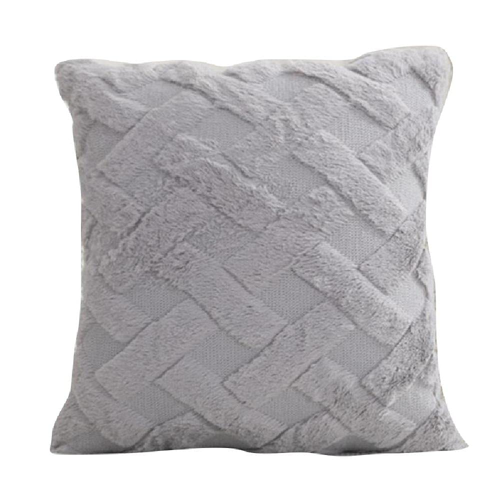 QUQUTWO Soft Plush Fur Decorative Pillow Cover - Cozy Nordic Style Cushion Case for Sofa, Living Room, Bedroom & Outdoor Use - Perfect for Home Decor, Throw Pillows and Hug Cushions