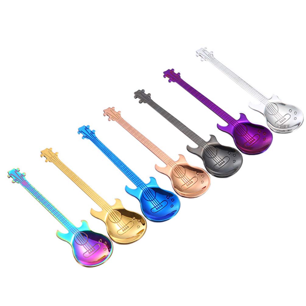 4-Piece Mixing Spoon Set for Coffee, Tea & Baking - Stainless Steel Kitchen Utensils - Perfect for Stirring, Measuring & Serving Hot & Cold Beverages