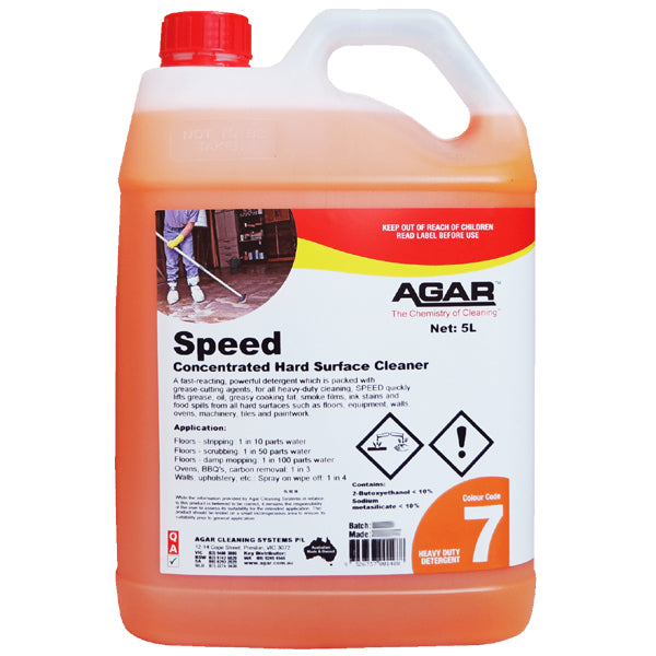 Agar Speed Concentrated Grease Cutting Detergent | Heavy-Duty Kitchen & Industrial Degreaser | Perfect for Restaurants, Food Trucks & Home Kitchens