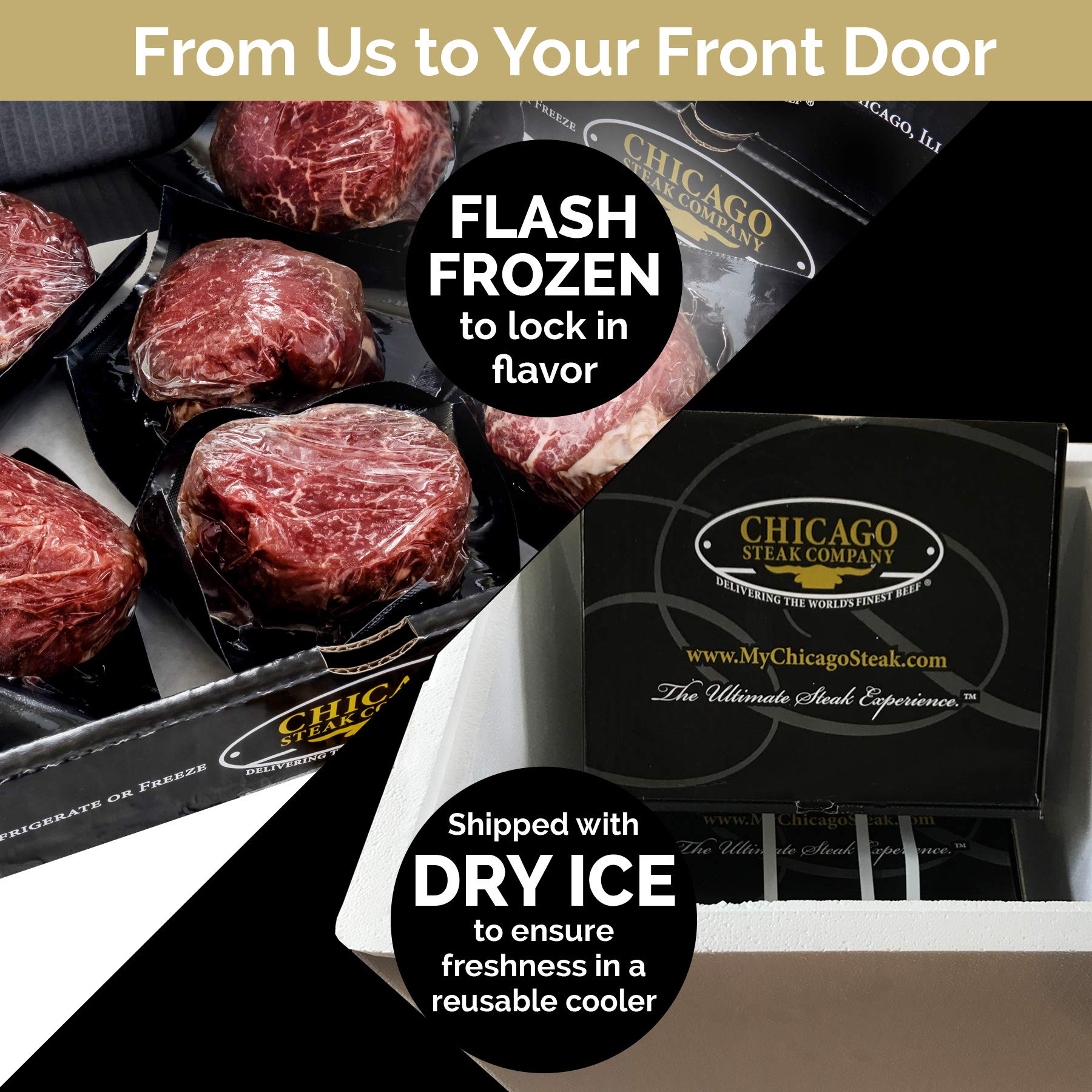 Chicago Steak Company - Premium Chicago Style Baby Back Ribs (4 oz) - 3 Slabs of Grilled BBQ Ribs with Signature Sauce | Perfect for Grilling, BBQs & Family Gatherings | Meat Lover's Delight