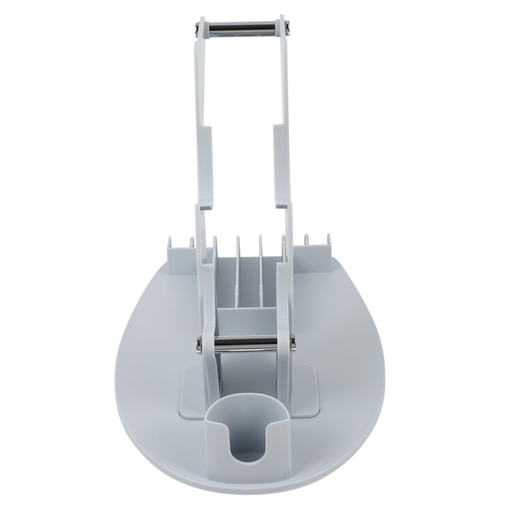 WATIIFUFU 1-Piece Plastic Handle Storage Bracket - TV Remote Holder, Gamepad Organizer, Headphone Stand, Gaming Station Controller Mount, CD Shelf (White) - Perfect for Living Room, Bedroom & Gaming Setup