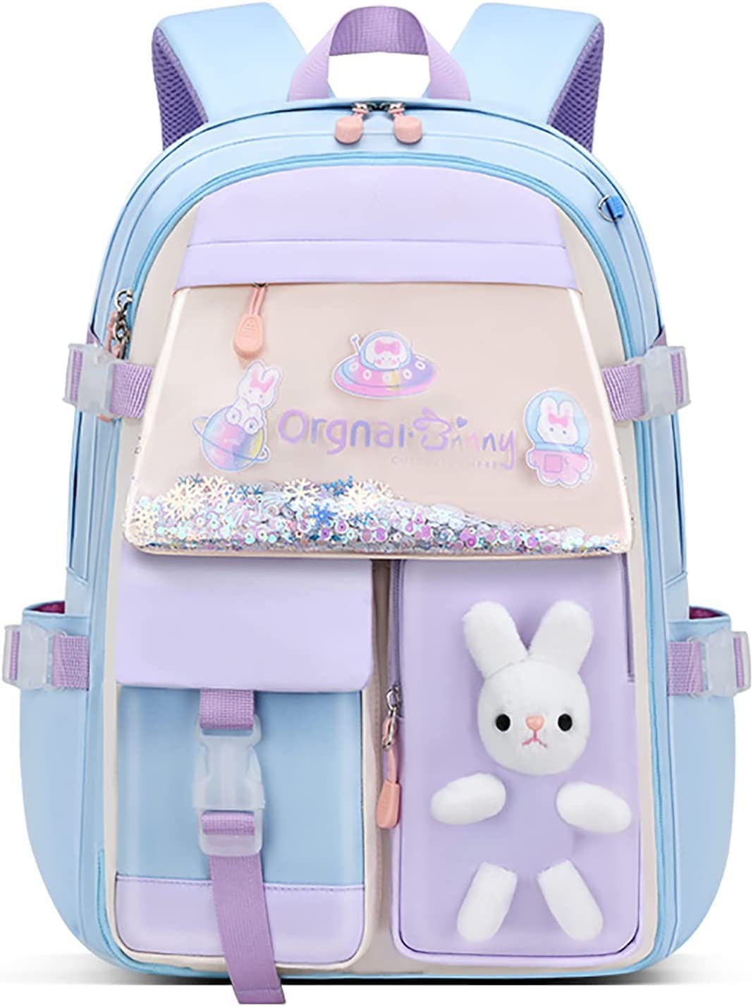 **Stylish Girls School Backpack - Durable & Lightweight Backpack for Teens - Perfect for School, Travel & Everyday Use**