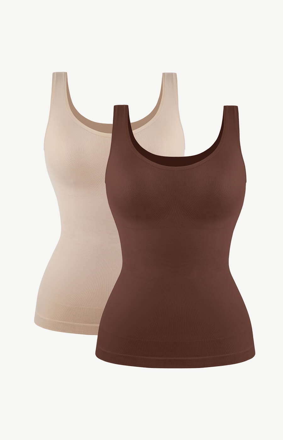 Essentials 2-Way Shaping Tank Top for Women - Slimming & Supportive Workout Shirt for Yoga, Gym & Everyday Wear