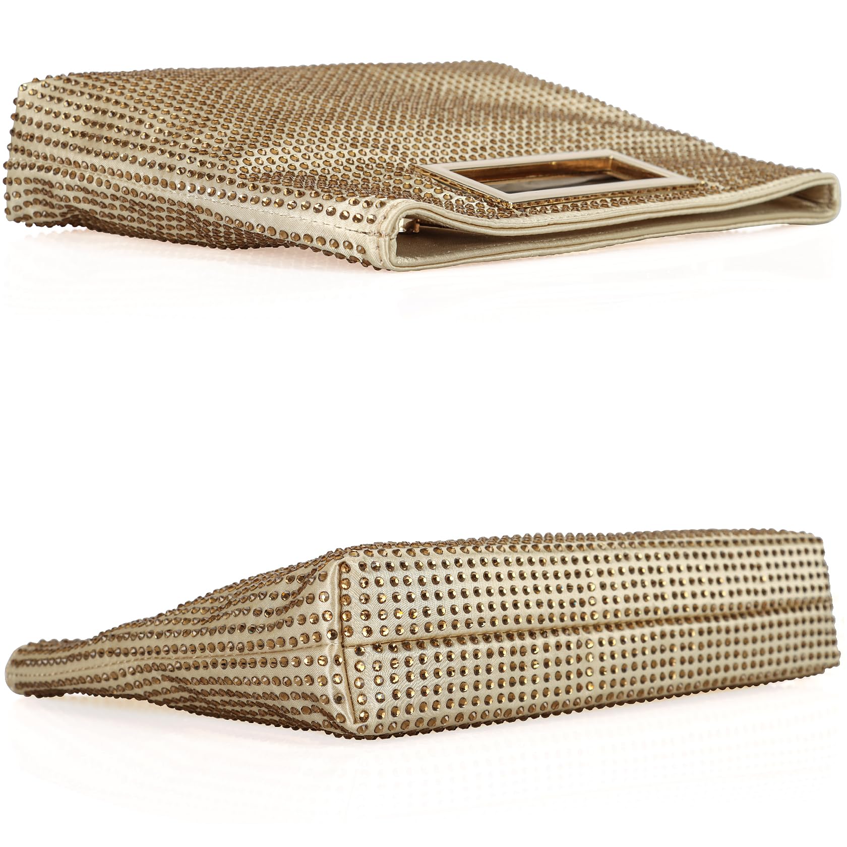 Sparkly Rhinestone Clutch Purse for Women - Elegant Top Handle Evening Handbag for Party, Prom, Wedding & Special Occasions | Perfect for Formal Events, Date Nights & Gala Dinners