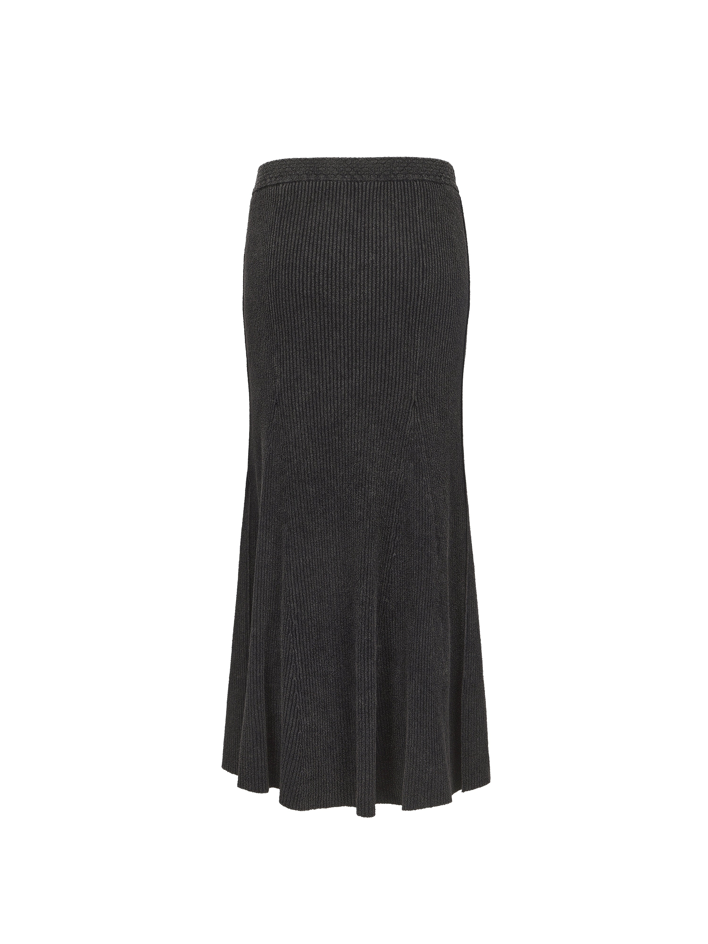 Elegant Soil Knit Fishtail Skirt for Women - Flowy Mermaid Hem Maxi Skirt - Boho Chic Casual & Party Wear - Perfect for Date Nights, Beach Vacations, and Special Occasions