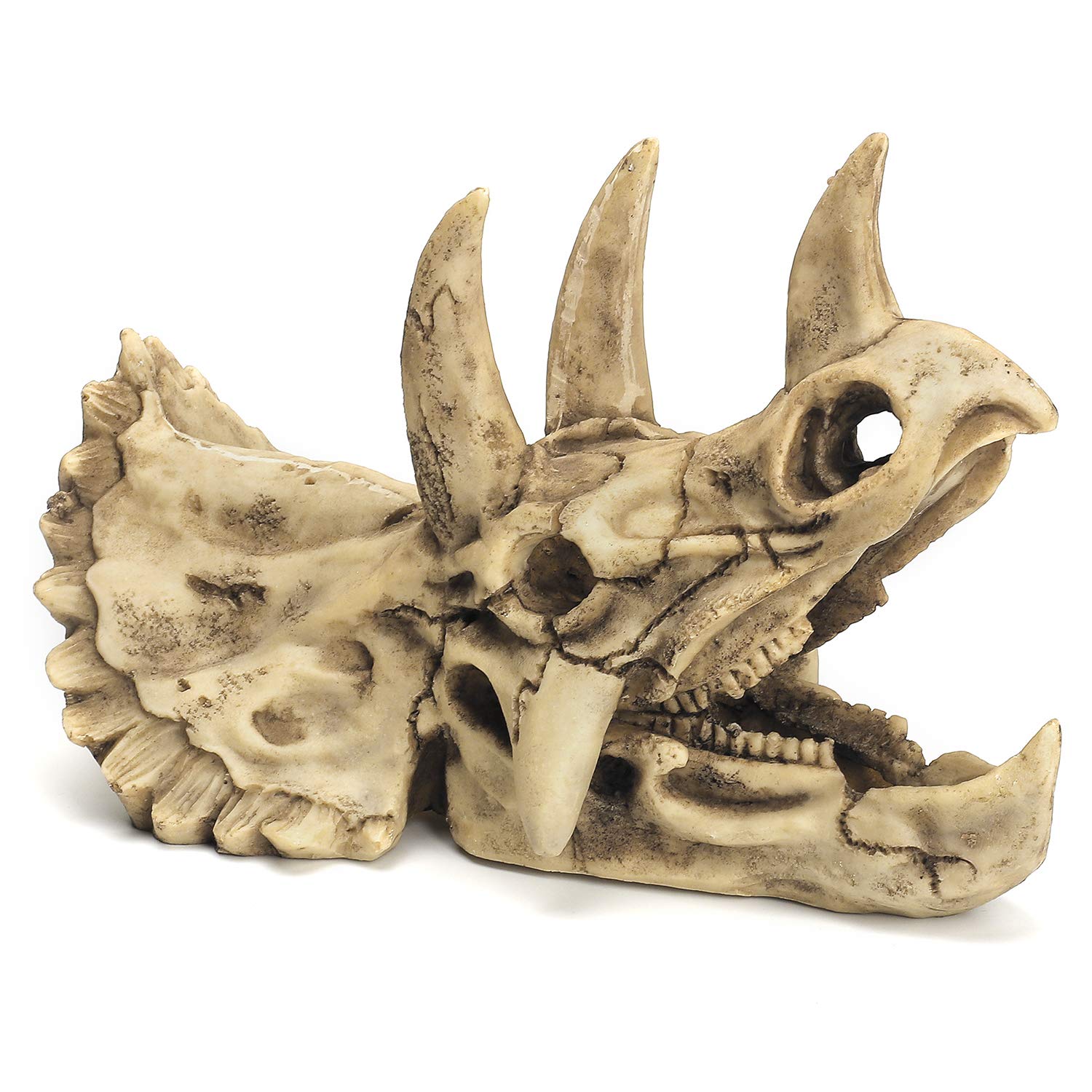 Resin Dinosaur Skull Aquarium Decor for Reptiles & Fish Tanks - Home Bar Décor