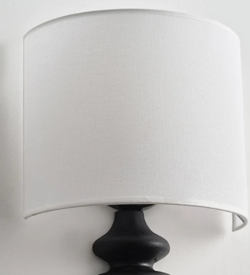 Modern Wood Spiral Wall Lamp - Handcrafted Nordic Style LED Sconce Light for Bedroom, Living Room & Hallway Decor - Energy Efficient Ambient Lighting