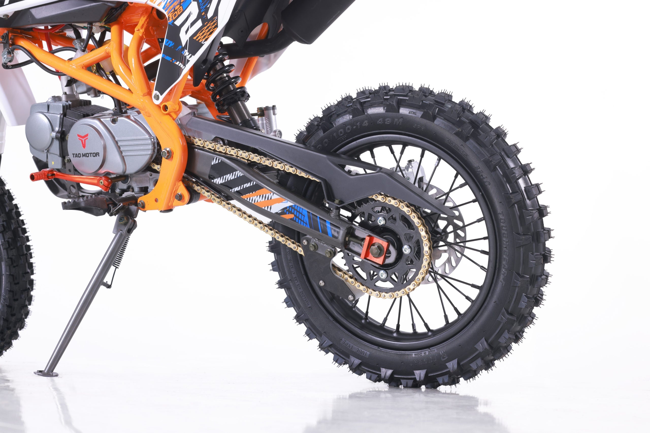 TaoMotor DB27 125cc Dirt Bike for Adults - Off-Road Motorcycle for Trail Riding & Motocross Racing - High Performance 4-Stroke Gas Powered Dirt Bike