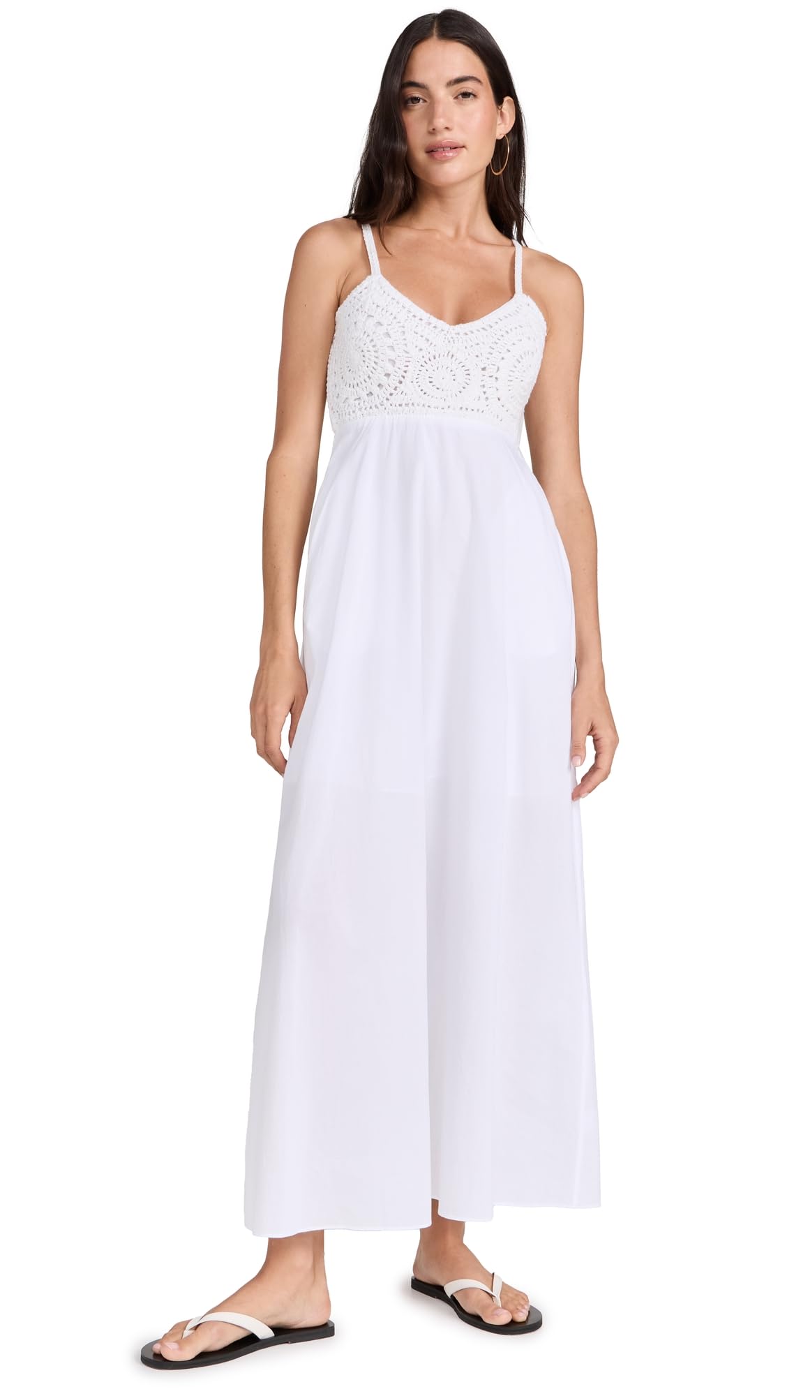 Elegant Women's Maxi Dress - Flowy Long Summer Dress with Pockets - Perfect for Beach, Vacation & Casual Outings