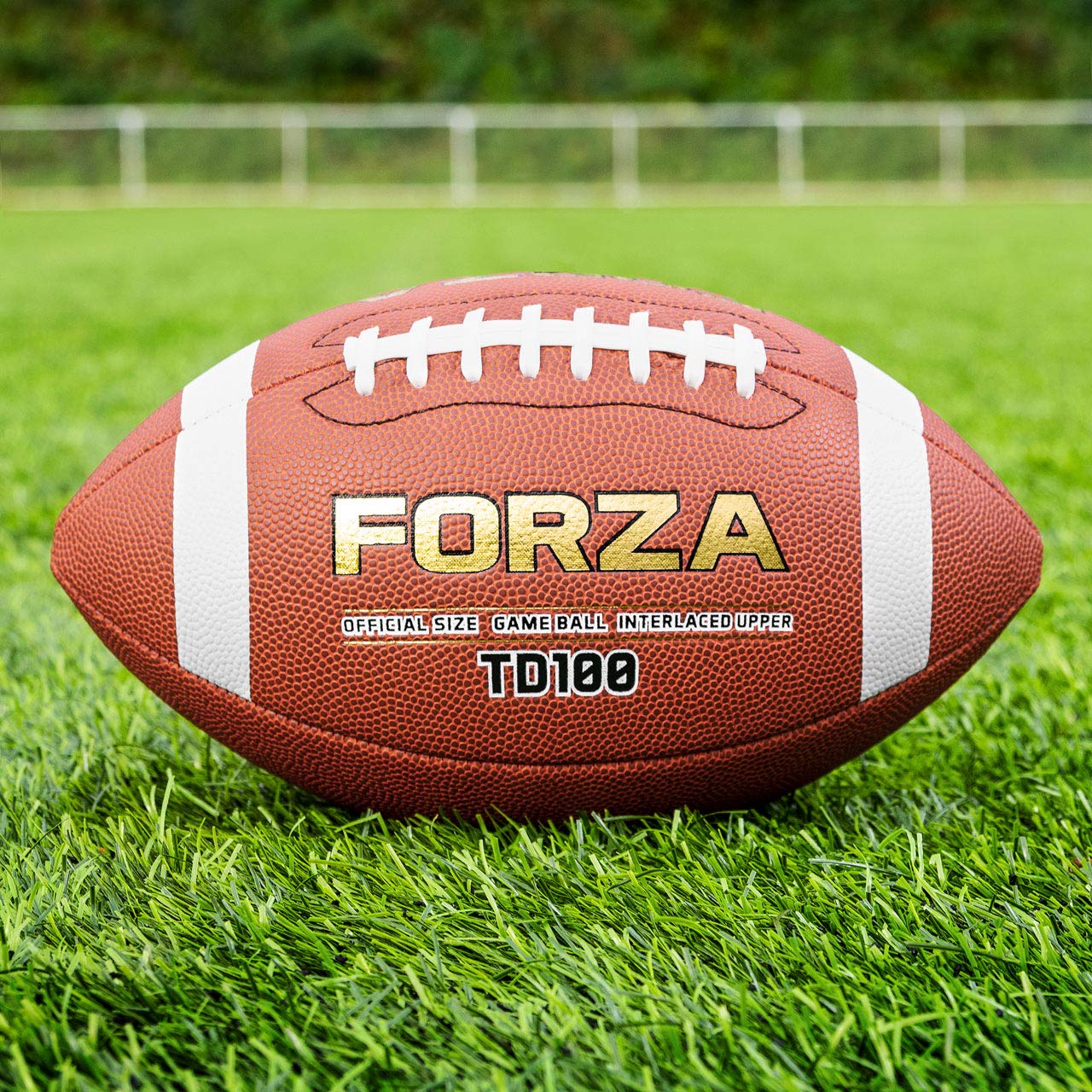 Forza TD100 Football Game Ball | F-Grip™ Grip Design | Multiple Size Options | Perfect for Training, Matches, and Outdoor Play