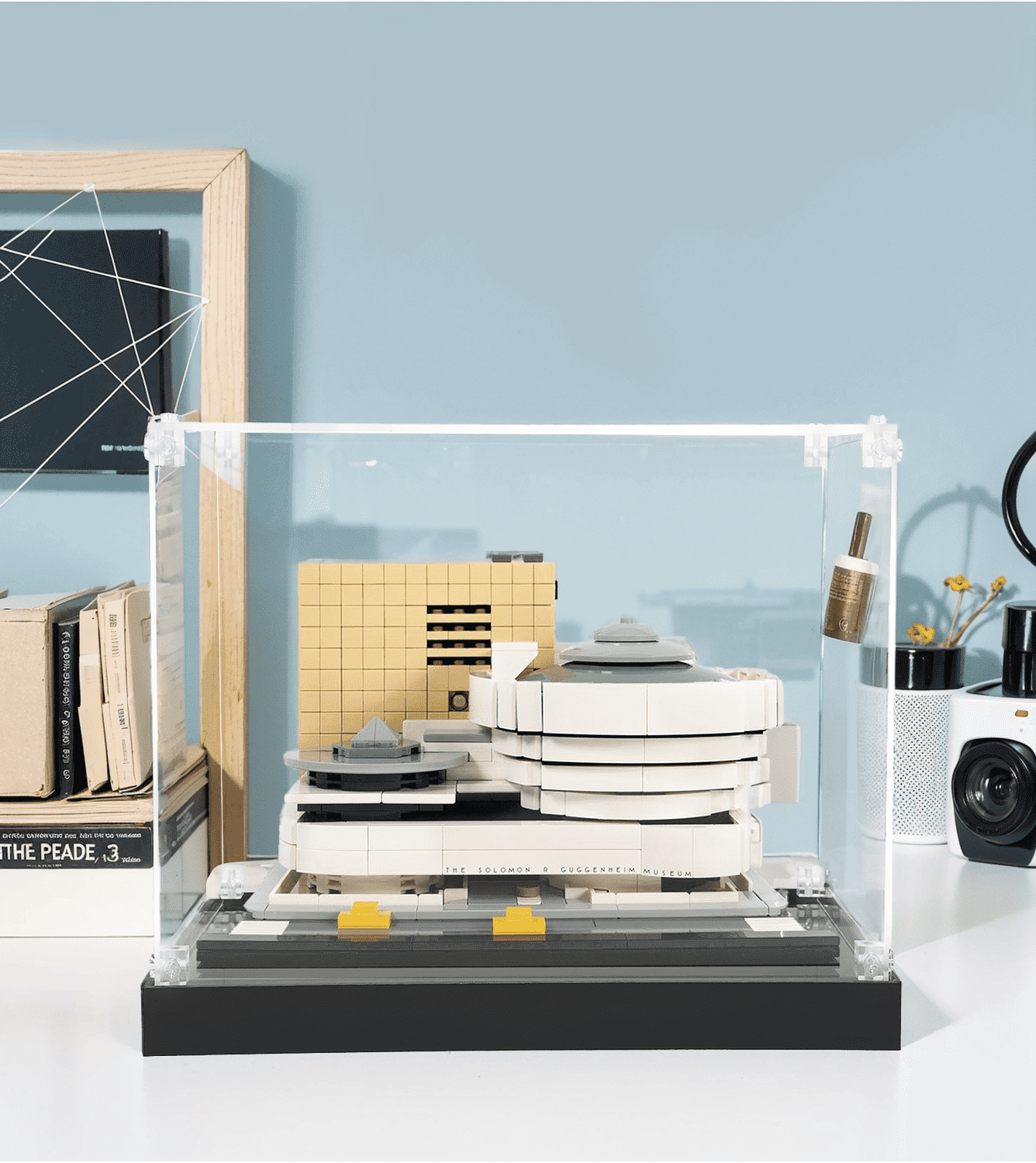 LEGO Architecture Solomon R. Guggenheim Museum 21035 Display Case - Premium Acrylic Showcase for Collectible Building Sets - Perfect for Home Office Decor & Gift for LEGO Enthusiasts