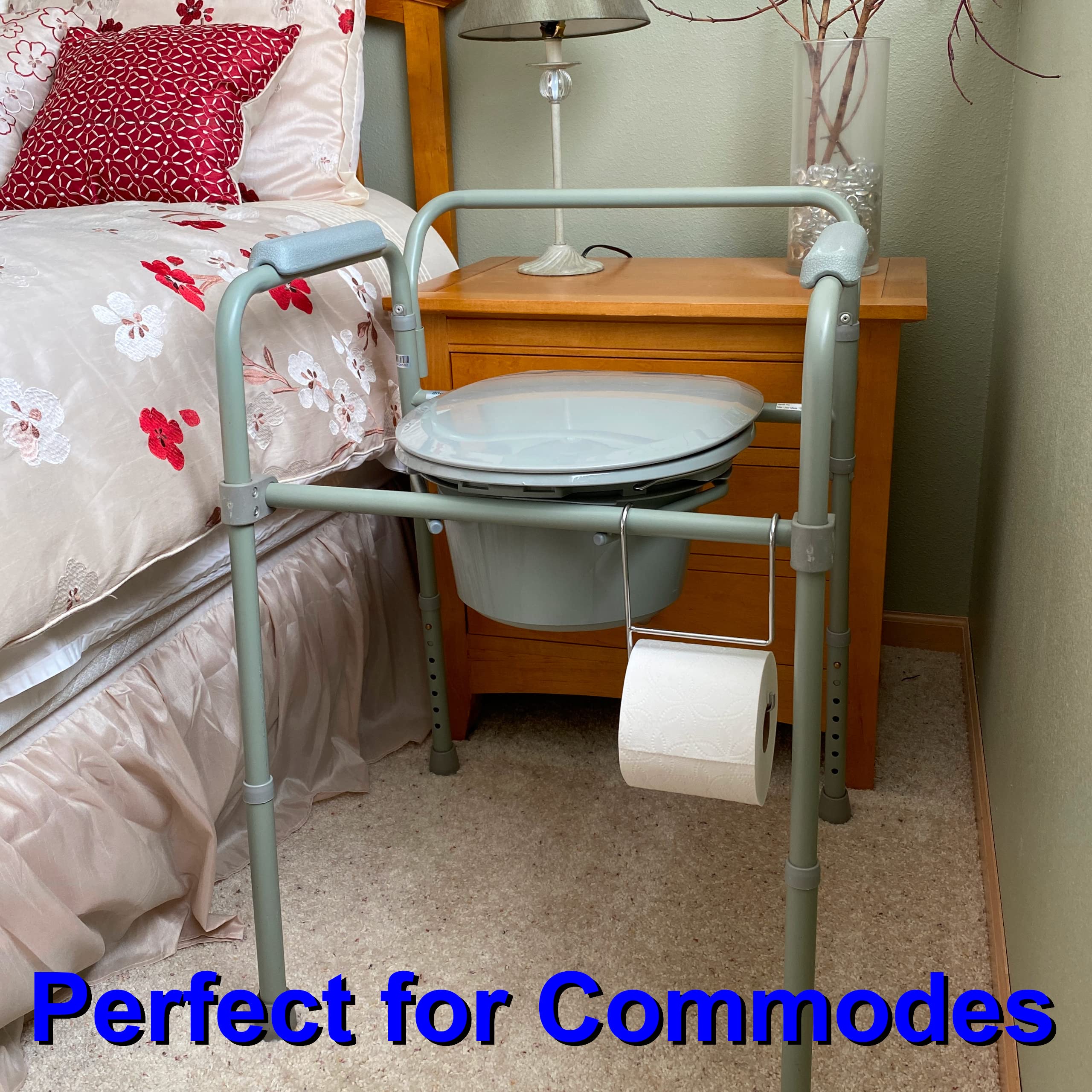 TP Pal - Extra Toilet Paper Roll Holder, Chrome Finish - Perfect for Bathroom Organization & Space Saving in Homes, Offices, and RVs