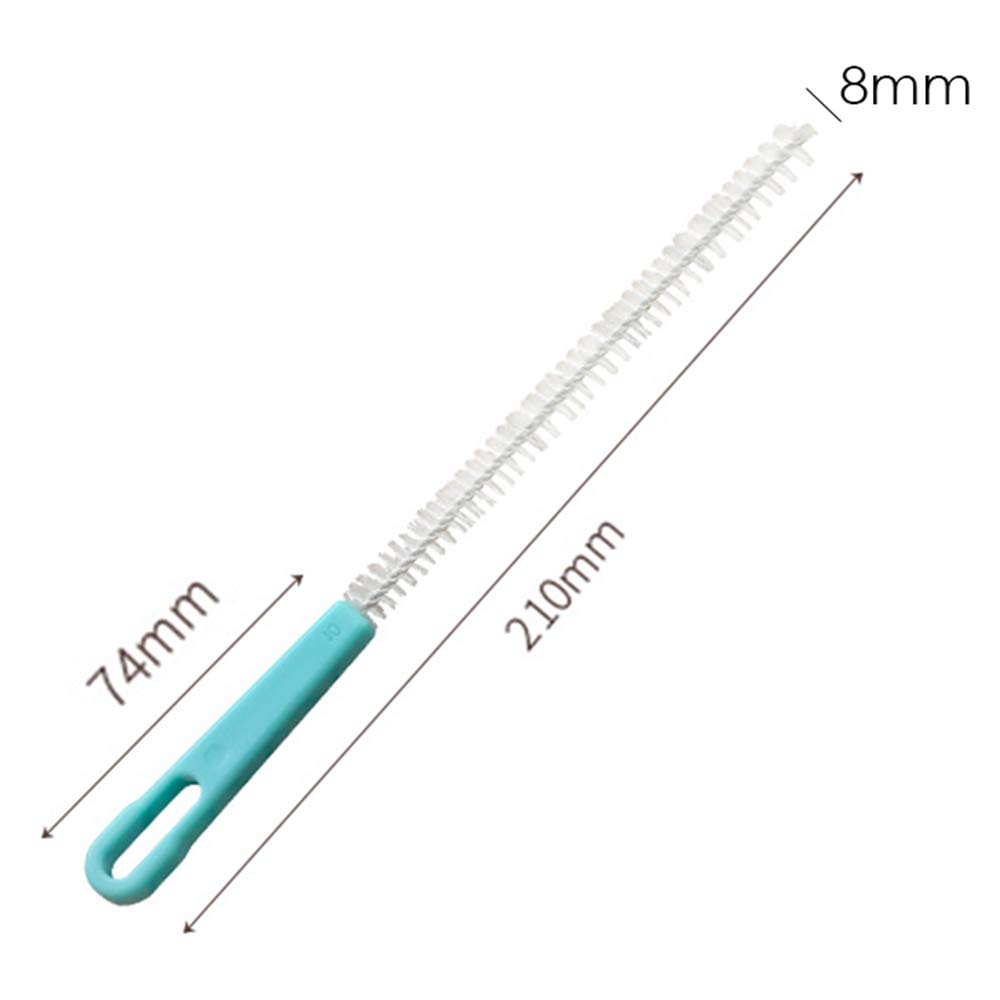 Nylon Tube Spiral Cleaning Brush Set - Perfect for Straws, Glasses, Keyboards & Jewelry Cleaning | Multi-Purpose Household & Travel Cleaning Tool