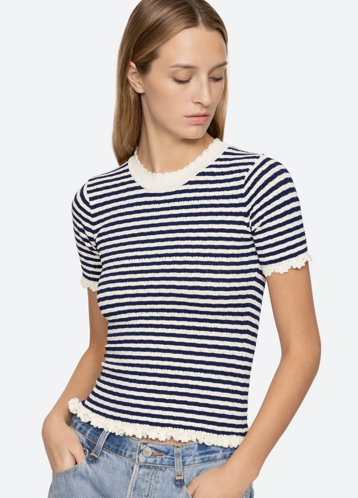 Sea New York Addy Tee - Women's Trendy Graphic T-Shirt | Casual Streetwear & Everyday Outfit Essential | Perfect for Weekend Outings & Layering Looks