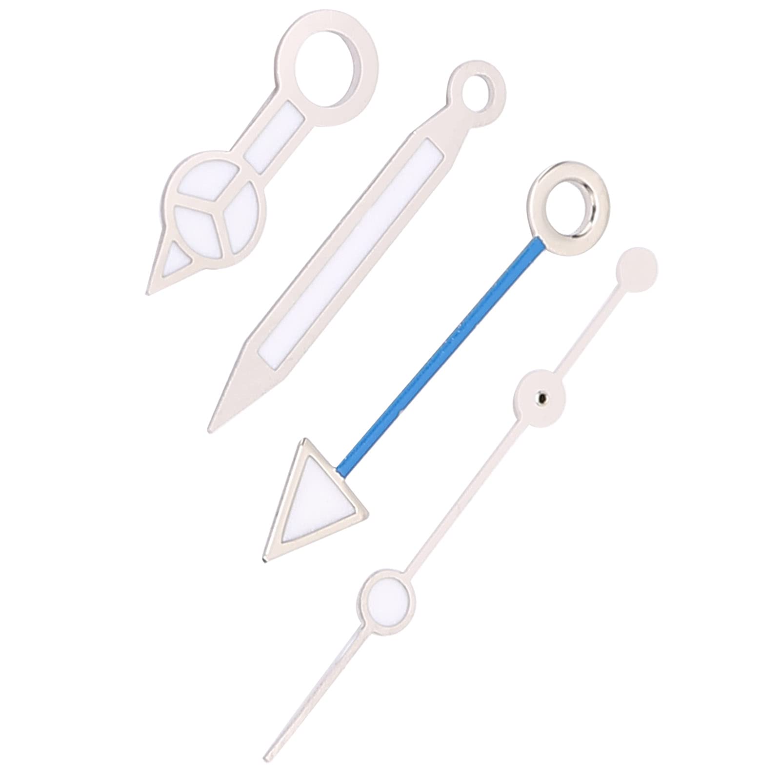 Luminous Blue Watch Hands - Durable Hour & Minute Hands Replacement for DIY Watch Repair - Compact & Portable Watchmaker Spare Parts for Home & Professional Use (3186 Model) - Perfect for Watch Shops, Hobbyists & Watch Enthusiasts