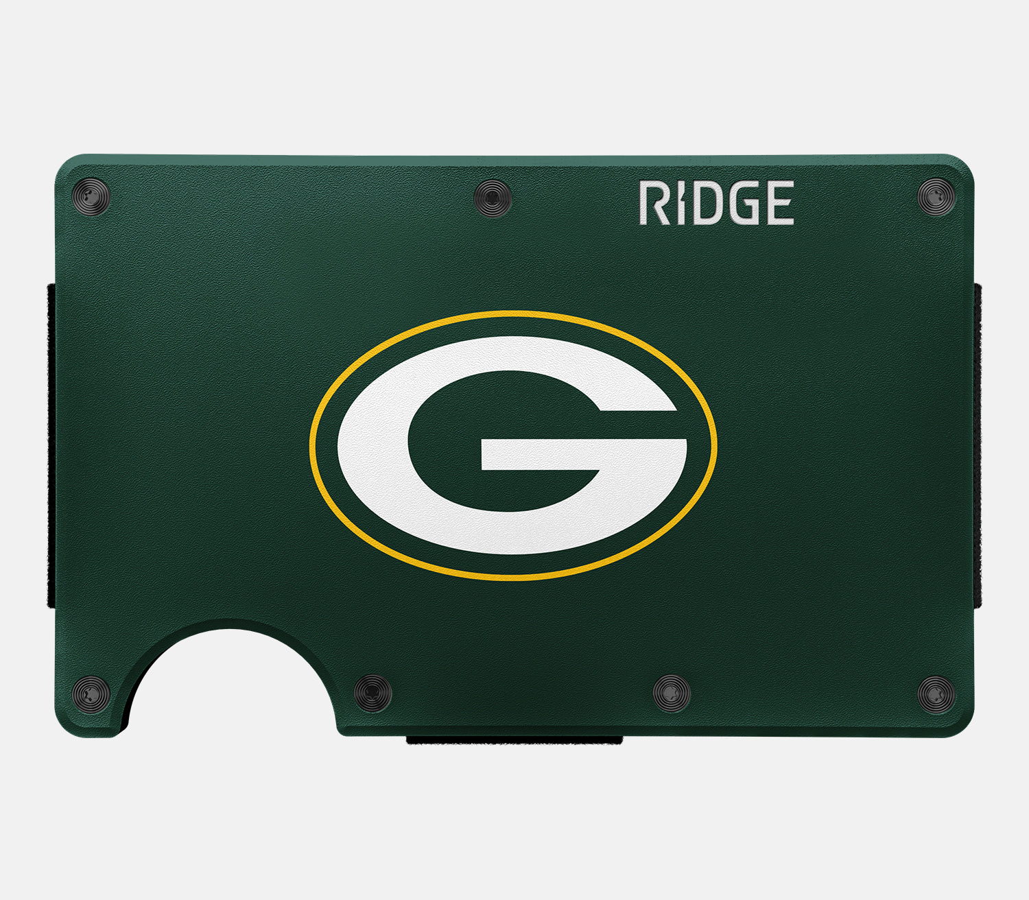 Ridge Wallet for Men - Slim Minimalist RFID Blocking Front Pocket Wallet - Green Bay Packers NFL Team Design - Perfect for Everyday Carry, Travel & Gifting