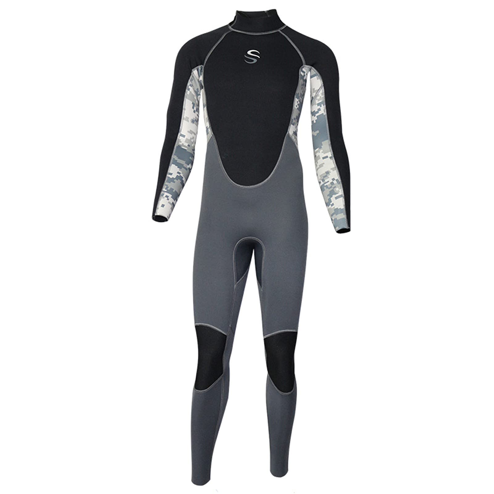 ZIPSAK 2mm Neoprene Wetsuit for Men & Youth - Full Body Cold Water Diving Suit for Scuba, Snorkeling, Surfing, Swimming & Kayaking - Large Size - Perfect for Ocean Adventures & Water Sports