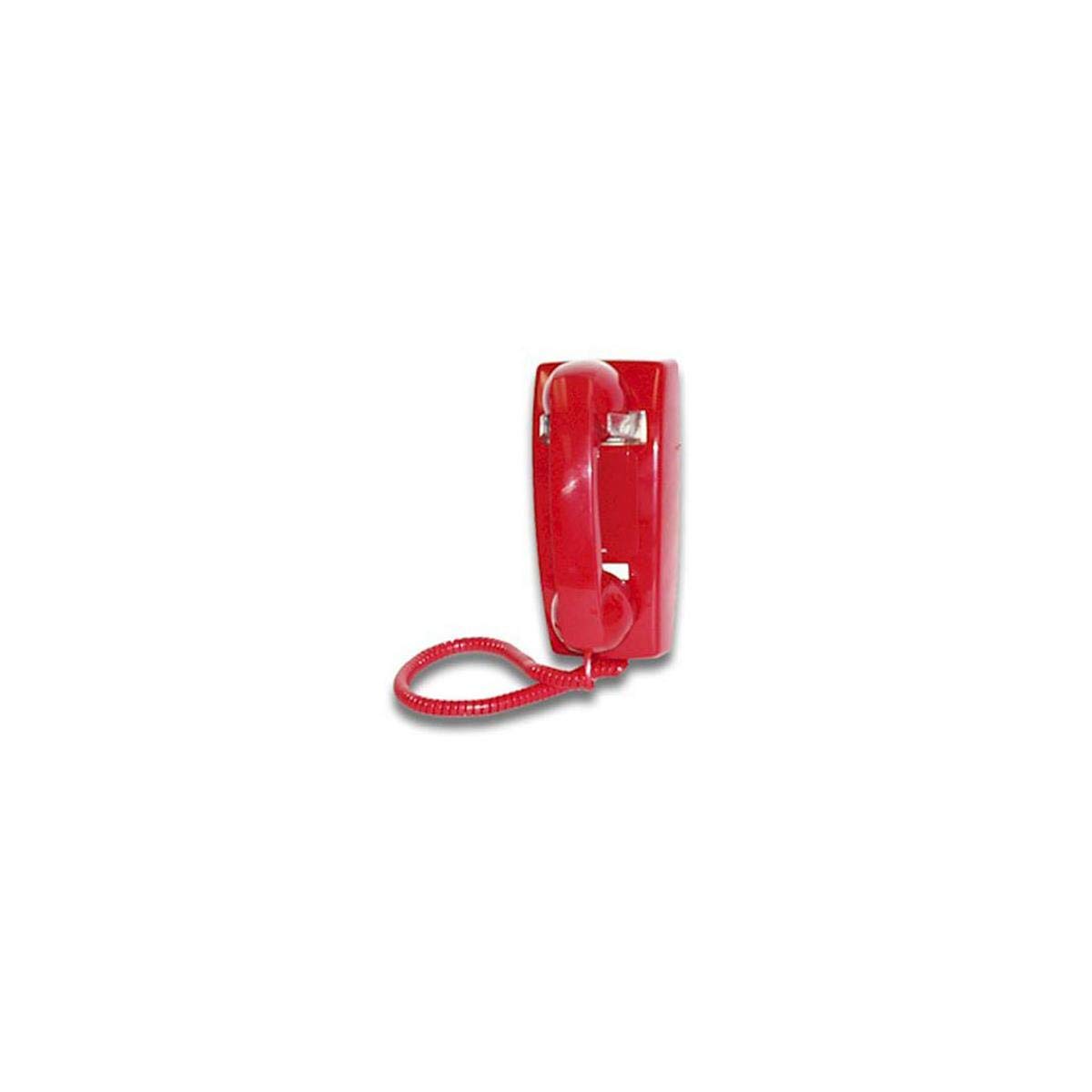 Vintage Viking Hot Line Retro Wall Phone - Classic Red Rotary Dial Telephone for Home, Office & Vintage Decor
