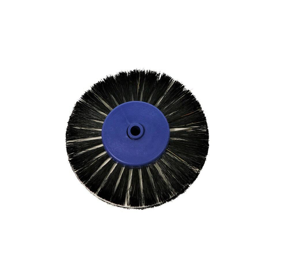 Dental Lab Interleaved Lathe Brush - 3 Inch Diameter Buffing Wheel with Muslin for Polishing & Finishing | Perfect for Dentures, Crowns & Dental Prosthetics