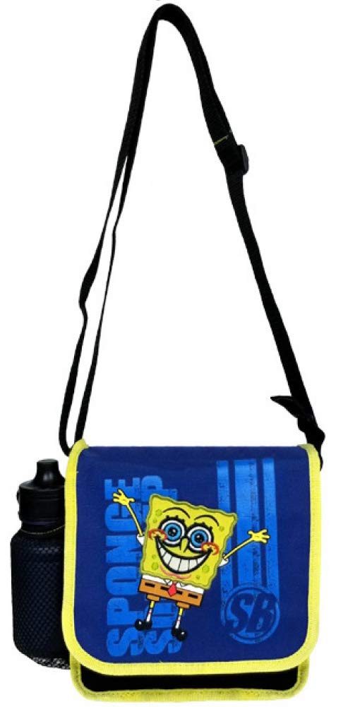 SpongeBob SquarePants DJ Lunch Box with Insulated Water Bottle - Kids School Lunch Bag, Bento Box & Reusable Water Bottle Set for School, Picnics & Outdoor Activities
