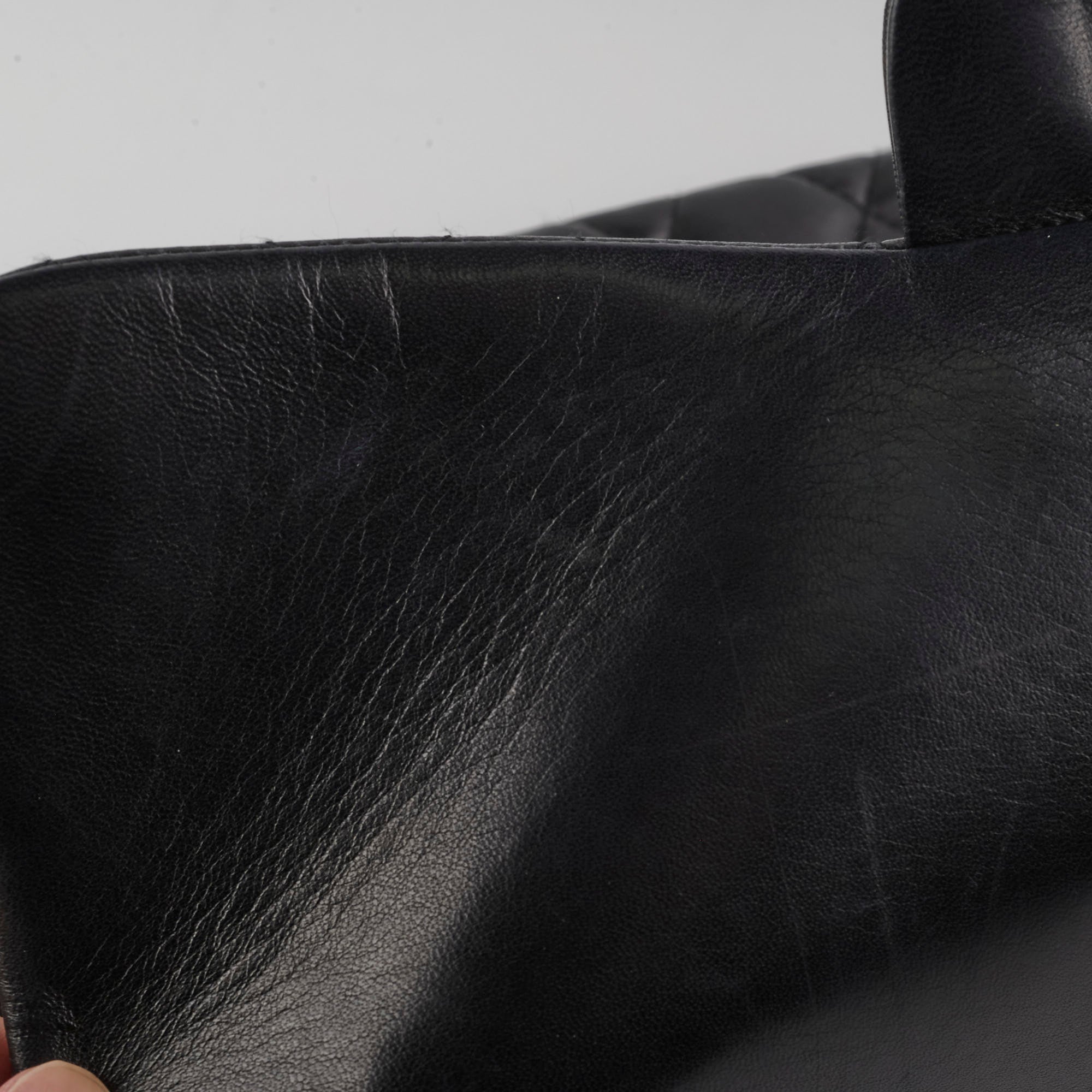 Authentic Chanel Jumbo Classic Flap Bag in Black Lambskin Leather - Luxury Handbag for Women, Perfect for Evening Events & Special Occasions