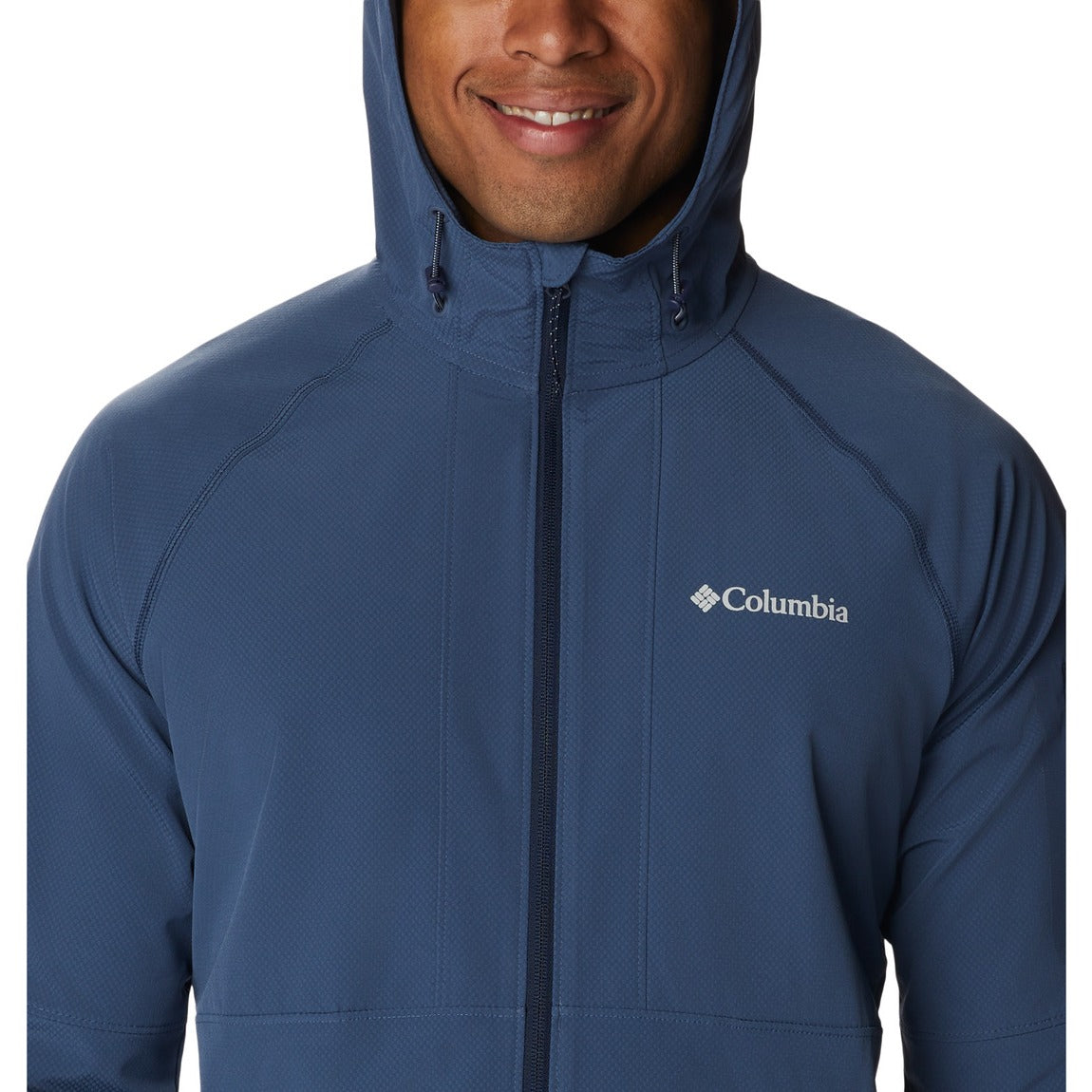 Columbia Men's Tall Heights™ Hooded Softshell Jacket - Water-Resistant & Windproof Outdoor Jacket for Hiking, Camping & Winter Activities
