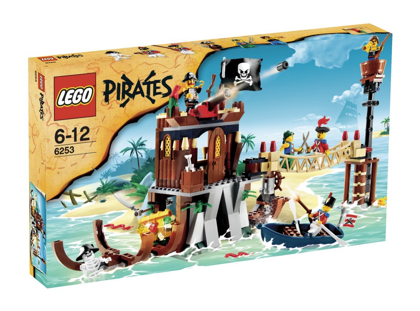 LEGO Pirates of the Caribbean Shipwreck Hideout Exclusive Limited Edition Building Set #6253 - Perfect for Collectors, Gift Giving & Creative Play