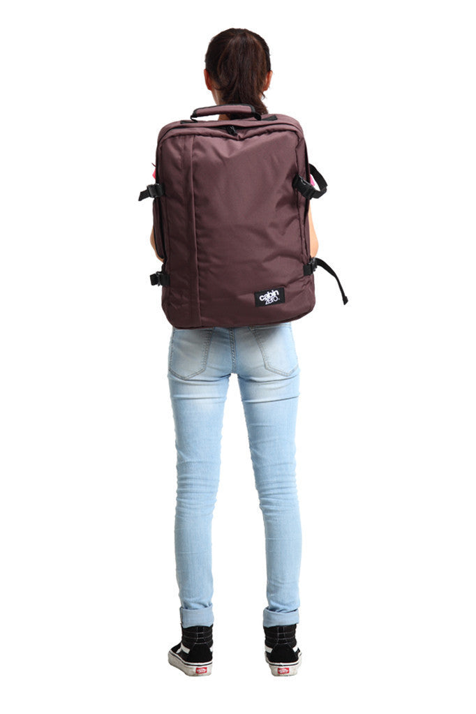 CabinZero Classic 44L Travel Backpack - Lightweight Carry-On Luggage for Men & Women | Perfect for Airplane, Weekend Trips & Outdoor Adventures